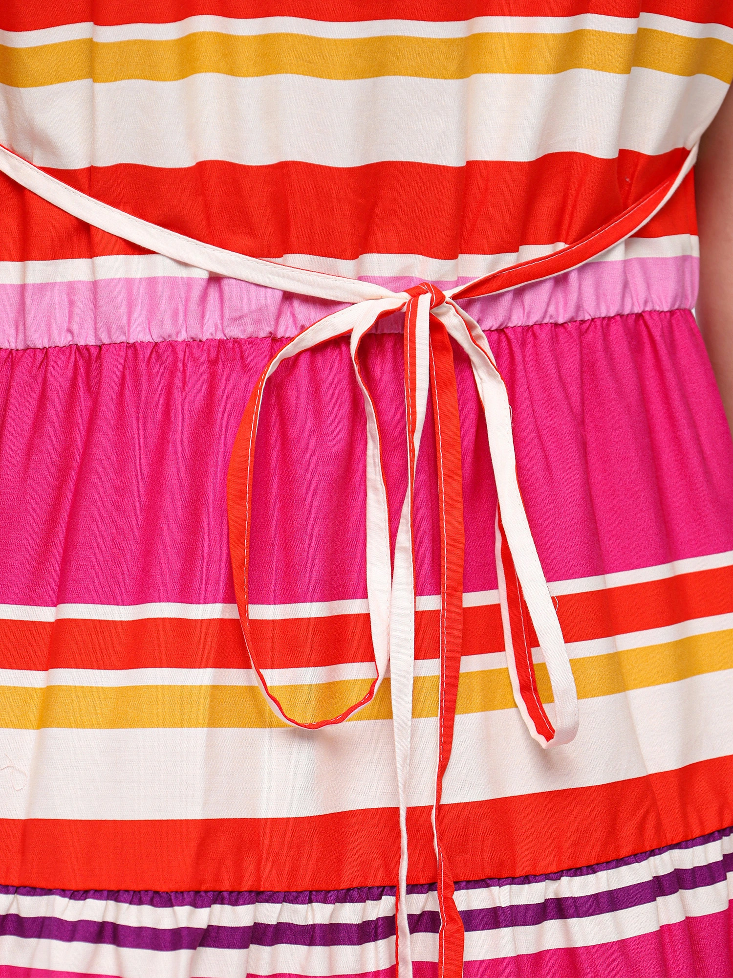 Платье из натурального хлопка с принтом